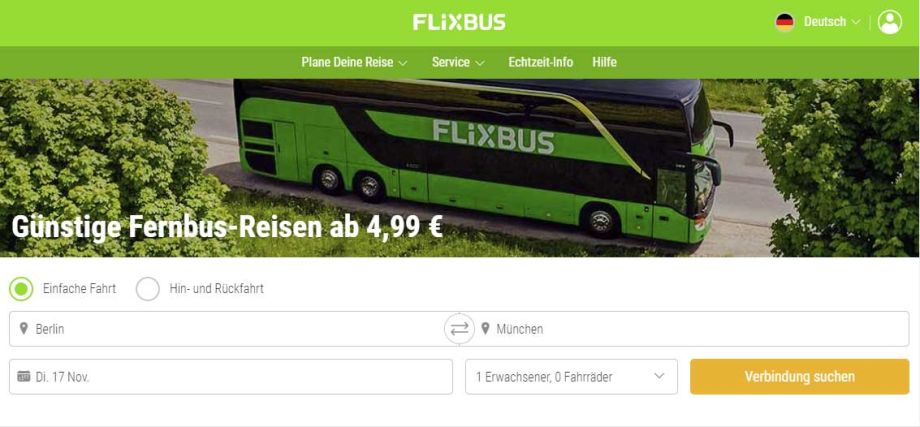 FlixBus - Günstig mit dem Fernbus in den Cannabis Urlaub