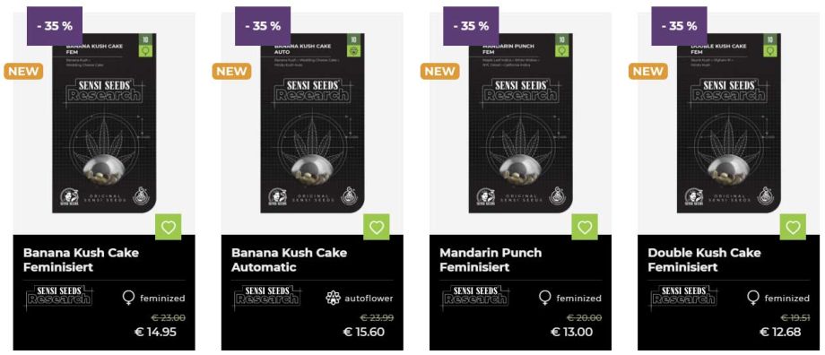 Neue Research Sorten -35% | Jetzt bei Sensi Seeds