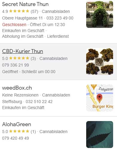 cannabis shop thun