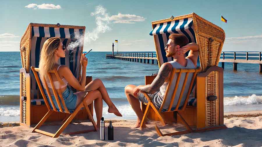Entspannung an der Ostsee mit Cannabis