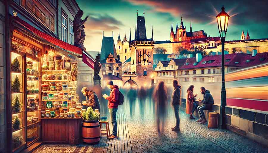 Cannabis Städtereise Prag