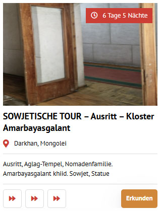 sowjetische mongolei tour