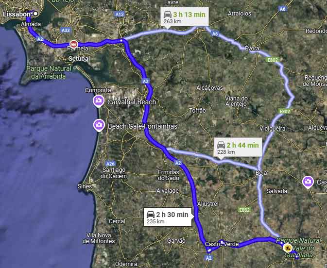 map lissabon mertola