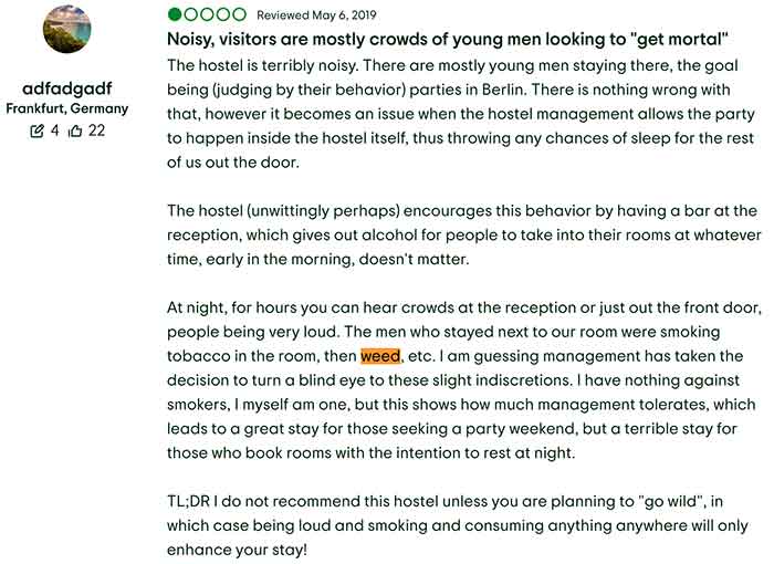 hotel weed bewertung