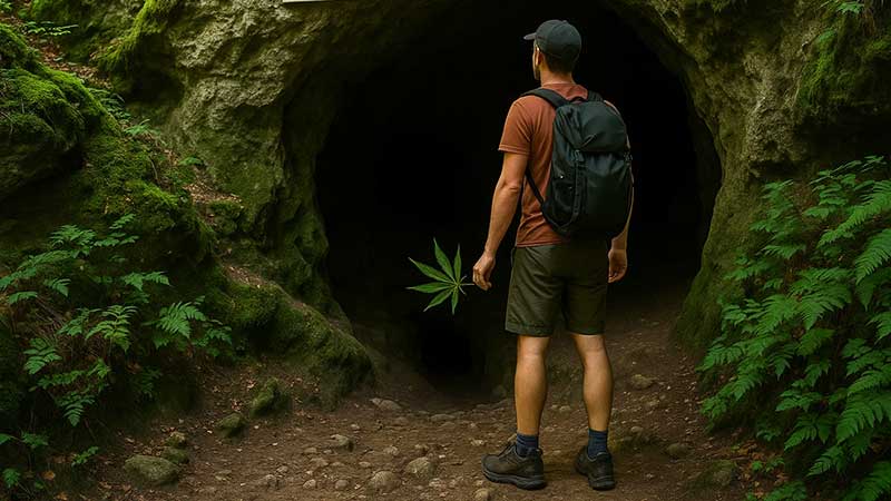 Wandern & Cannabis: Erdmannliloch Zürich
