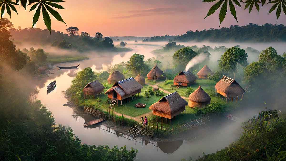 Majuli-Insel: Entspannung, Kultur und Cannabis-Urlaub erleben