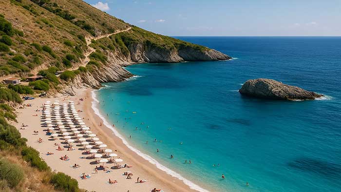 Pasqyrat – Der Spiegelstrand des Südens