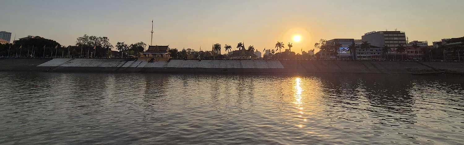 Phnom Penh Sonnenuntergang