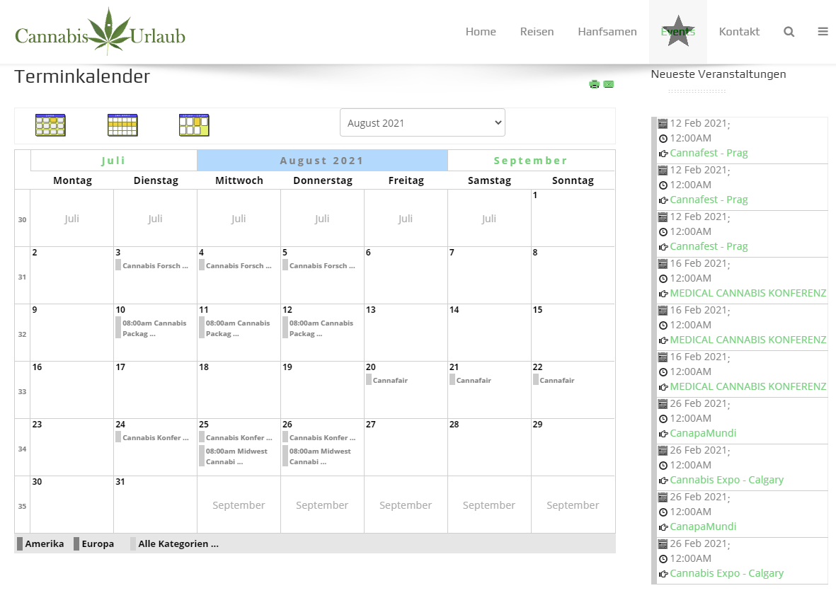cannabis events