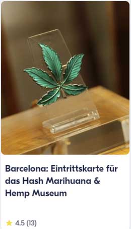 Barcelona: Eintrittskarte für das Hash Marihuana & Hemp Museum