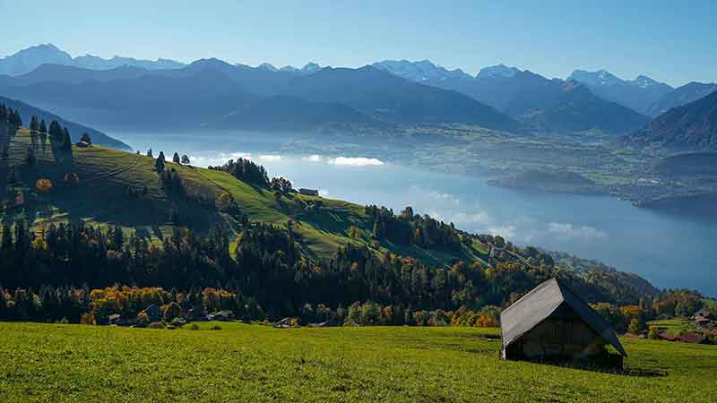 Die Tour: High über dem Thunersee