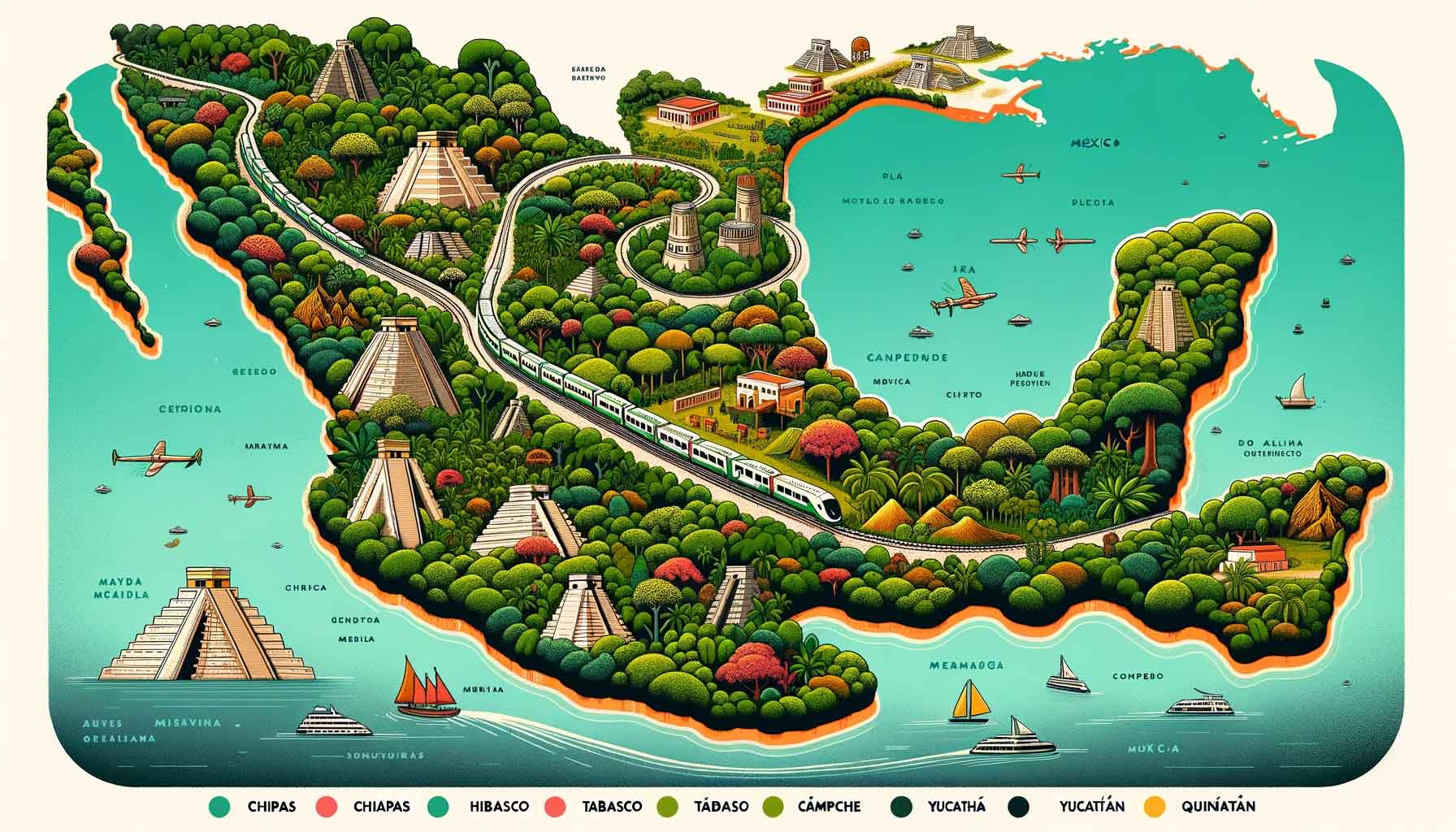 Der Maya-Zug, ein bedeutendes Infrastrukturprojekt in Mexiko