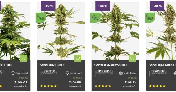 CBD Marihuana (Gras) Saatgut & Blüten kaufen