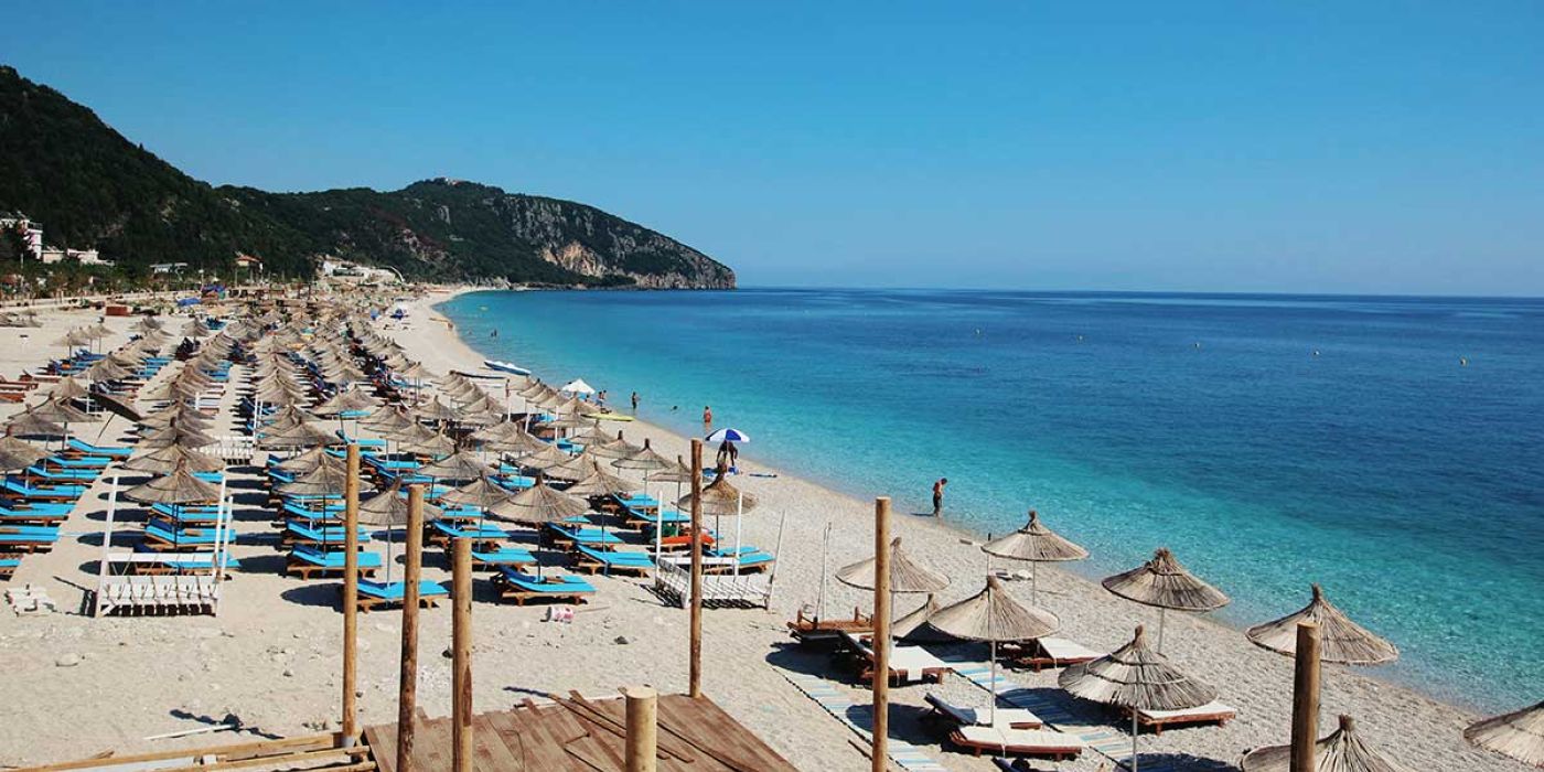 dhermi strand albanien