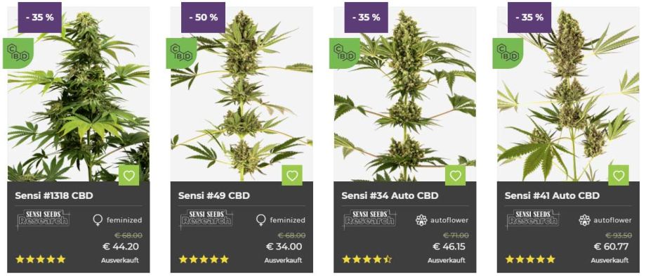 CBD Marihuana (Gras) Saatgut & Blüten kaufen