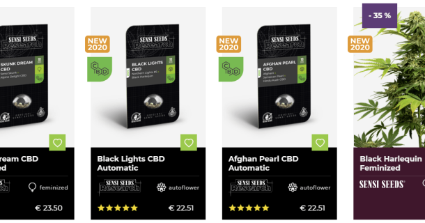 CBD Samen - Cannabis mit weniger als 1 % THC kaufen