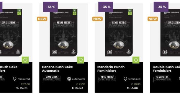 Neue Research Sorten -35% | Jetzt bei Sensi Seeds