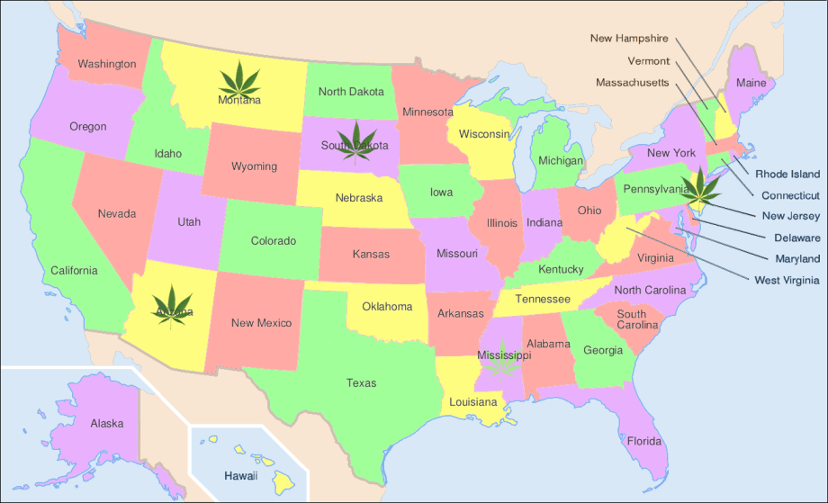 NEW - Legalisierung von Cannabis in den USA