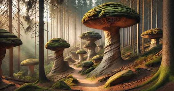 Mushroom Rocks in Tschechien - Ein Werk der Natur