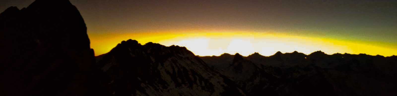 sonnenaufgang alpen