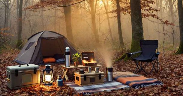 Herbst-Camping: Ausrüstung & Tipps für Cannabis-Fans