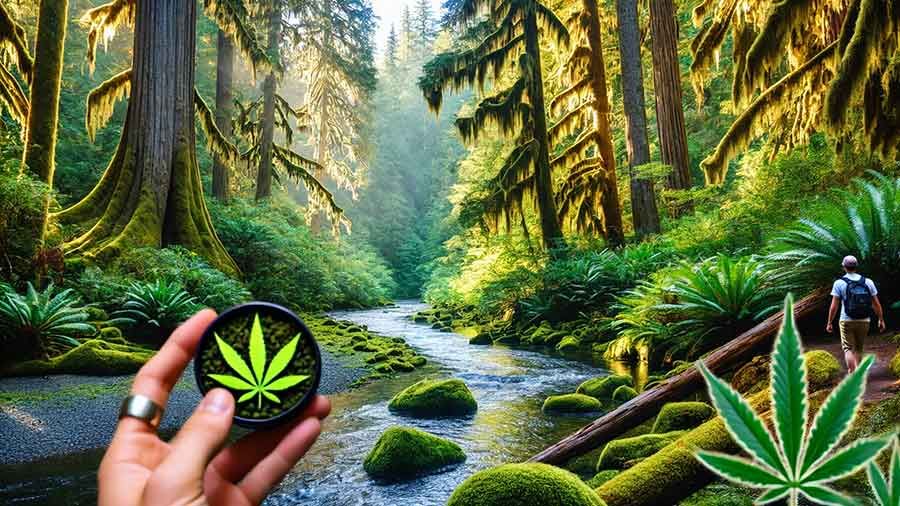 Hoh Rainforest - Wandern mit Cannabis