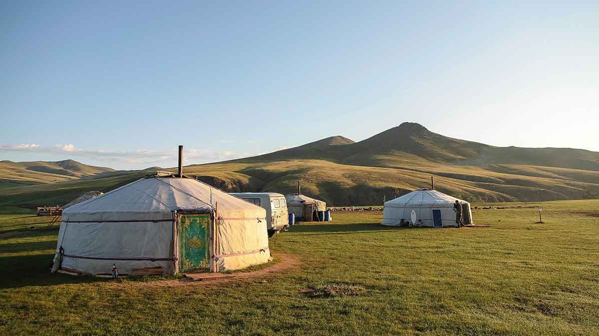 jurte ger mongolei