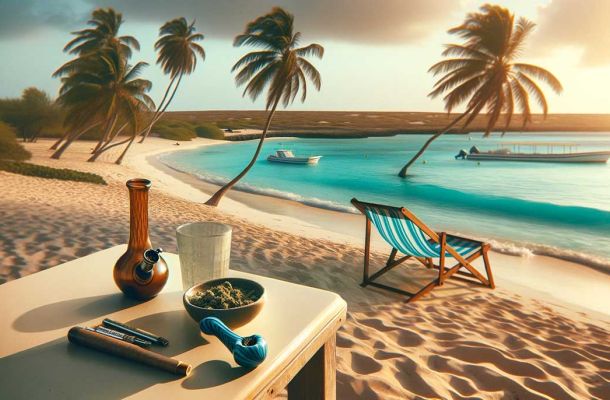 Arashi Beach Aruba: Entspannen und Cannabis genießen